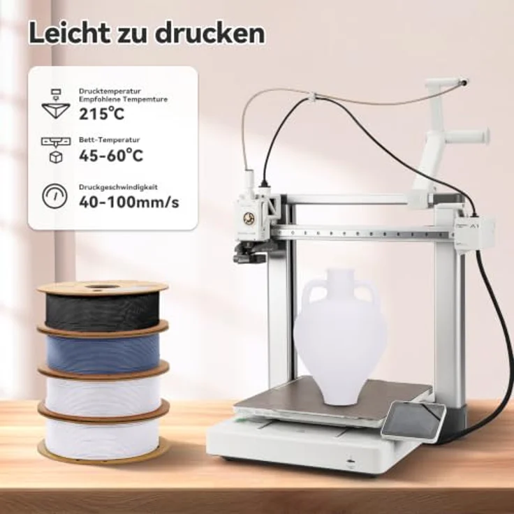 3DHoJor Matte PLA Filament 6KG Bundle Set B, 1.75mm mit hochwertiger matte Oberfläche, hohe Zähigkeit und bessere Haftung – Bild 2