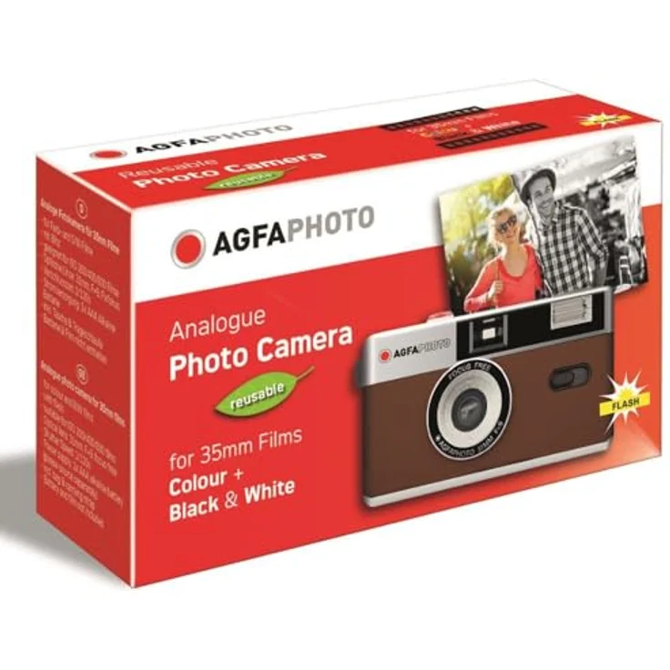 AgfaPhoto Analoge 35mm Foto Kamera brown – Bild 9