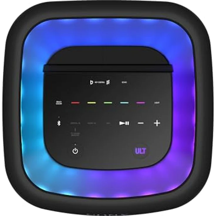 Sony ULT Tower 10 (Netzbetrieb) Bluetooth Lautsprecher, Schwarz, mit X-Balanced Speaker Unit und Partylichtern – Bild 17