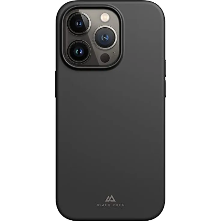 Black Rock - Hülle Mag Urban Protection Case Silikonhülle Passend für Apple iPhone 14 Pro I Handyhülle MagSafe Kompatibel, Silikon (Schwarz)
