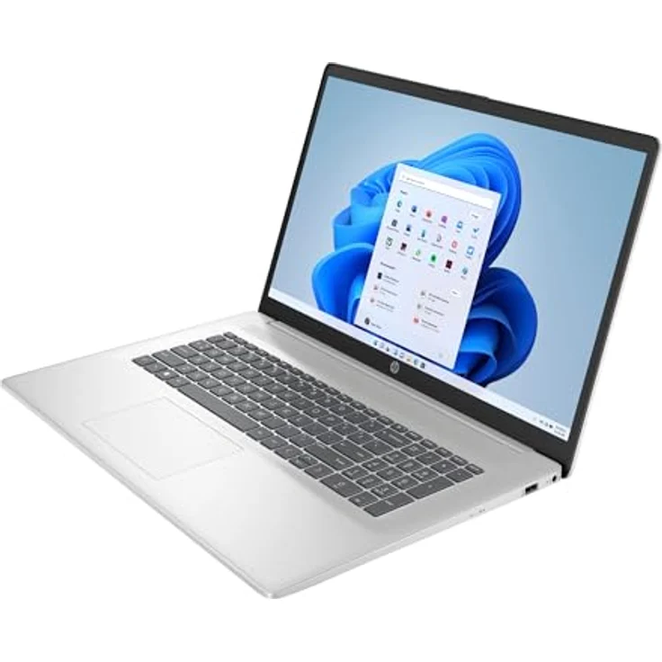 HP 17,3 Zoll Notebook 17-cp3574ng, AMD Ryzen 7 7730U, 1000 GB SSD, 16 GB RAM, DE, Silber – Bild 6