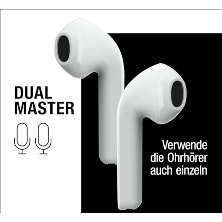 Fresh n Rebel Twins Core True Wireless Earbuds Ice Grey, Kopfhörer mit 6 Stunden Akkulaufzeit – Bild 4