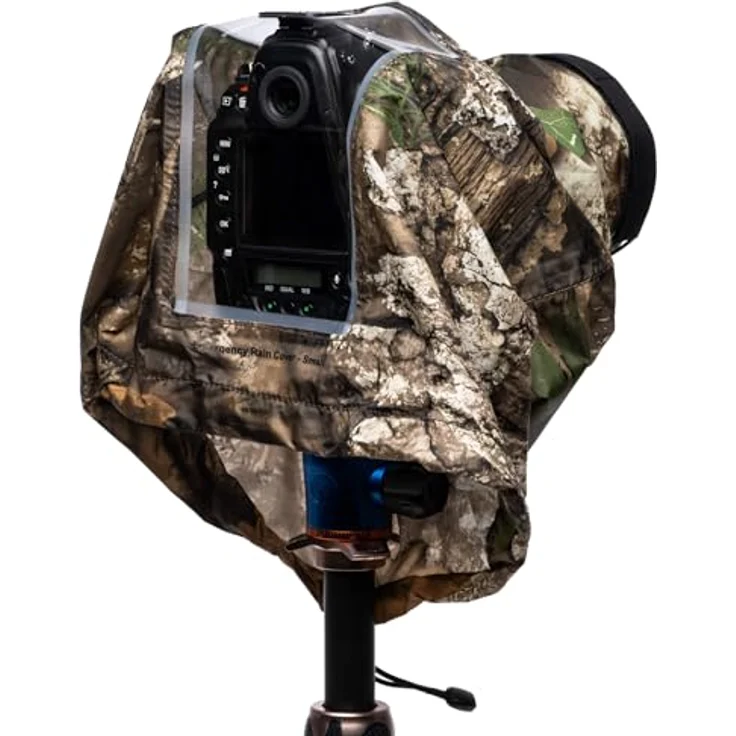 Think Tank Emergency Rain Cover Small Realtree APX, Regenschutz für Kameras mit Nahtversiegelung und Übergroßem Fenster – Bild 4