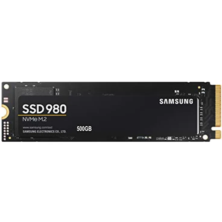 Samsung Electronics 980 SSD, 500 GB, M.2 NVMe, Interne SSD mit V-NAND-Technologie, MZ-V8V500B/AM