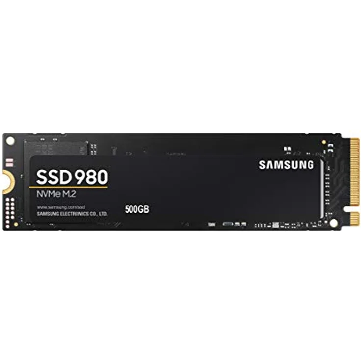 Samsung Electronics 980 SSD, 500 GB, M.2 NVMe, Interne SSD mit V-NAND-Technologie, MZ-V8V500B/AM – Bild 1