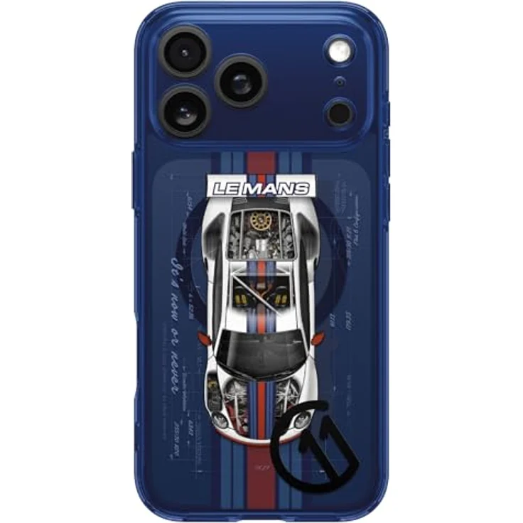 Spigen iPhone 17 Pro Hülle Ultra Hybrid MagFit c11 Edition, 3D-Raumeffekt durch Hexa Layer Druck, kompatibel mit MagSafe Zubehör - Le Mans – Bild 3