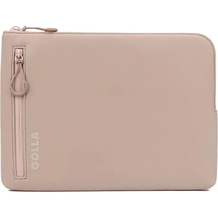 Golla Laptop Tasche/Wasserdichter Neopren Laptop Sleeve für MacBook, Asus und andere Notebooks/15 Zoll/Cream – Bild 1