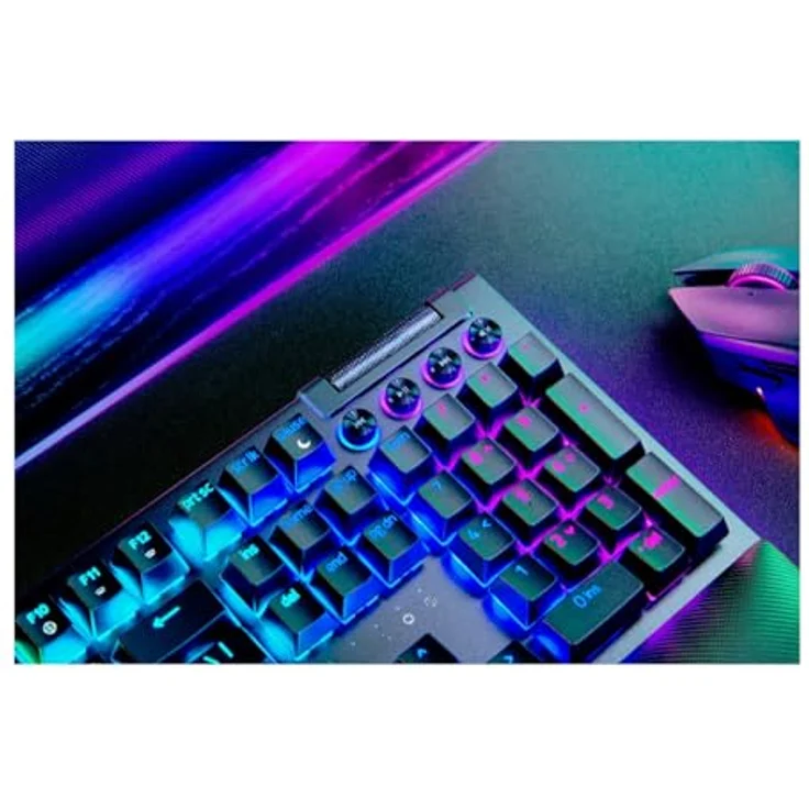 RAZER BlackWidow V4 Pro PC-Tastatur, Einzeltastenbeleuchtung und faszinierende Unterbodenbeleuchtung, schwarz – Bild 6
