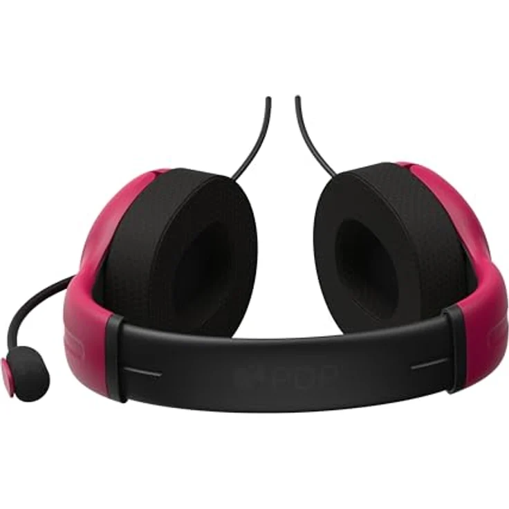 PDP Airlite Gaming Headset, kabelgebunden mit Geräuschunterdrückendem Mikrofon, Schwarz-Rot – Bild 3