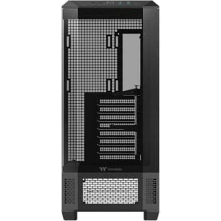 Thermaltake View 600 TG, Full Tower PC-Gehäuse mit vier TG-Blenden und Unterstützung für E-ATX-Motherboards, schwarz – Bild 2