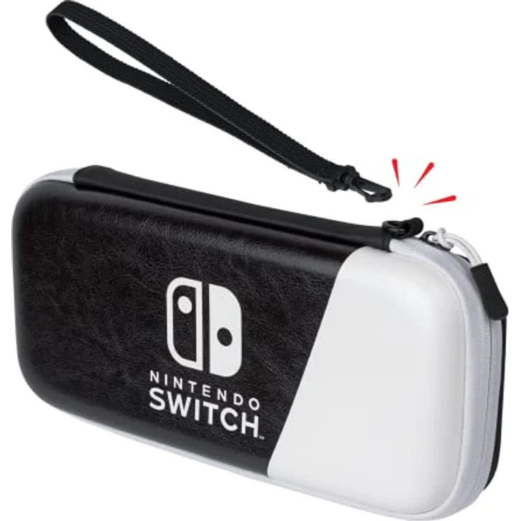 PDP Slim Deluxe Travel Case für Nintendo Switch, Schwarz/Weiß – Bild 3
