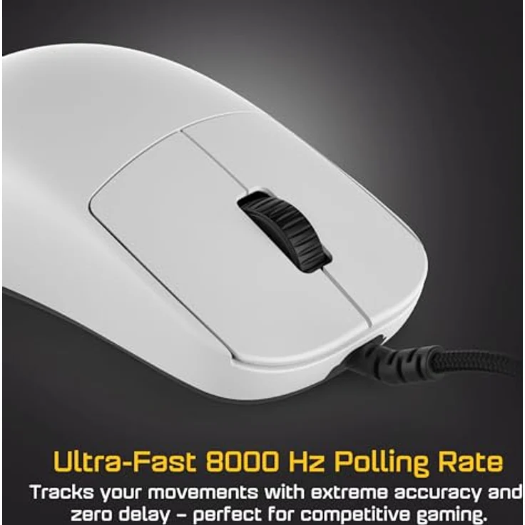 Endgame Gear OP1 8k v2 Gaming-Maus, 8.000Hz Polling-Rate, PixArt PAW3950 Sensor, mechanische Kailh GX Switches, ultraleicht, weiß – Bild 3