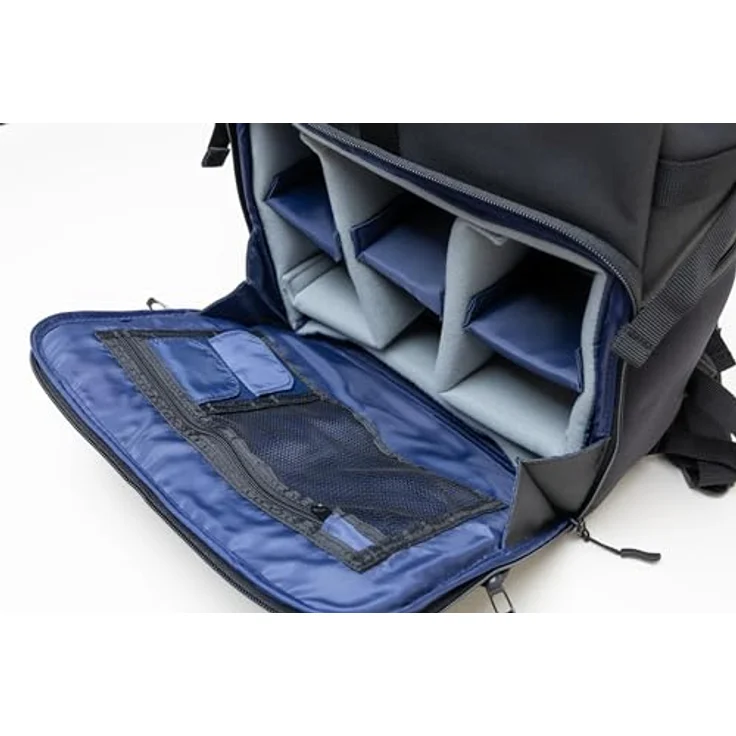 Olympus OM System Everyday Camera Backpack, vielseitiger Rucksack für OM-D-Systemkameras, herausnehmbares Kamerafach, schwarz – Bild 8