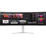 LG Electronics 49WQ95X-W.AEU IPS 32:9 UltraWide Monitor 49" (124,46 cm), QHD Wide 1440p, Curved TFT-LCD Aktiv Matrix mit White LED Backlight, Anti-Glare, Weiß