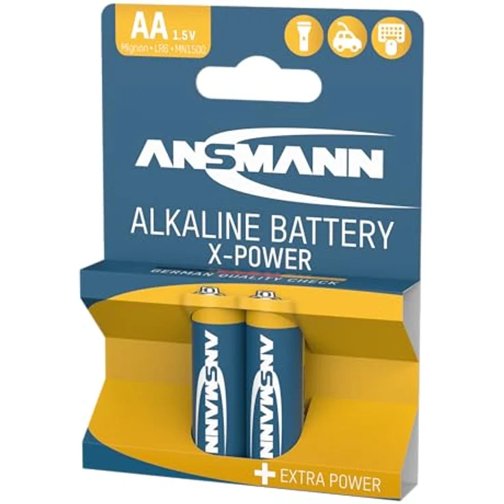 ANSMANN X-Power Alkaline Batterie Mignon AA LR6 Longlife Alkalibatterie für extrem hohen Strombedarf (2er Pack) – Bild 8
