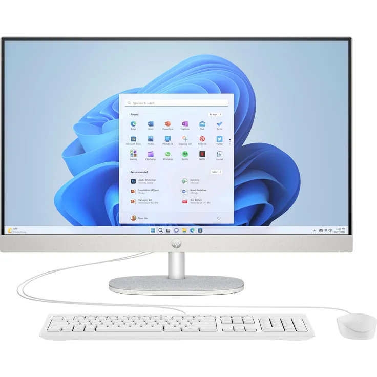 HP 27-cr1071ng, 27" Full HD All-in-One-PC, Intel Core Ultra 7, 16 GB RAM, 512 GB SSD, Windows 11 Home