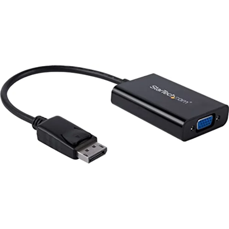 StarTech.com DisplayPort to VGA adapter with audio - Videokonverter - Schwarz (DP2VGAA) – Bild 2