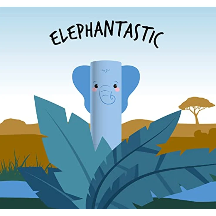 Legami Gelschreiber Savannah, EPSET0003, löschbar, Gehäuse Löwe, Elefant, Giraffe, 0,7mm, 3 Stück – Bild 6