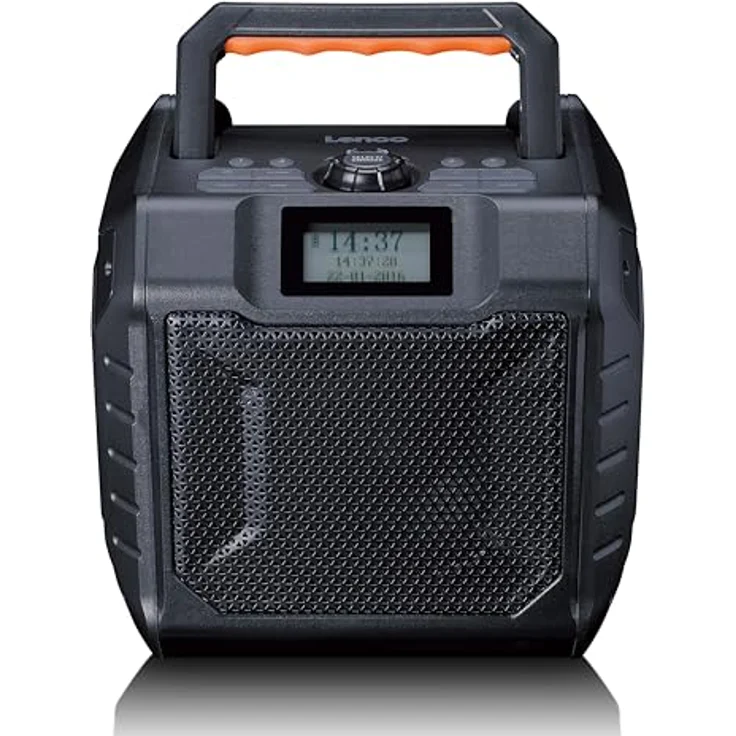 Lenco ODR-160BK Outdoor-Radio - DAB+/FM-Radio, Bluetooth-Lautsprecher, stoßfest & wasserdicht, 35W RMS, 20 Stunden Akkulaufzeit – Bild 1