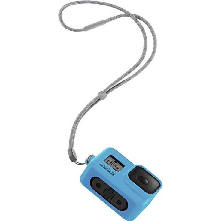 GoPro Hülle + Trageband für HERO8 Black - Bluebird (Offizielles GoPro Zubehör) Blau – Bild 8