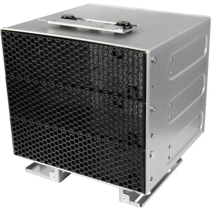 Inter-Tech ER-47045-2, Einbaurahmen für 3x 5,25" und 1x 2,5" Laufwerke, silber
