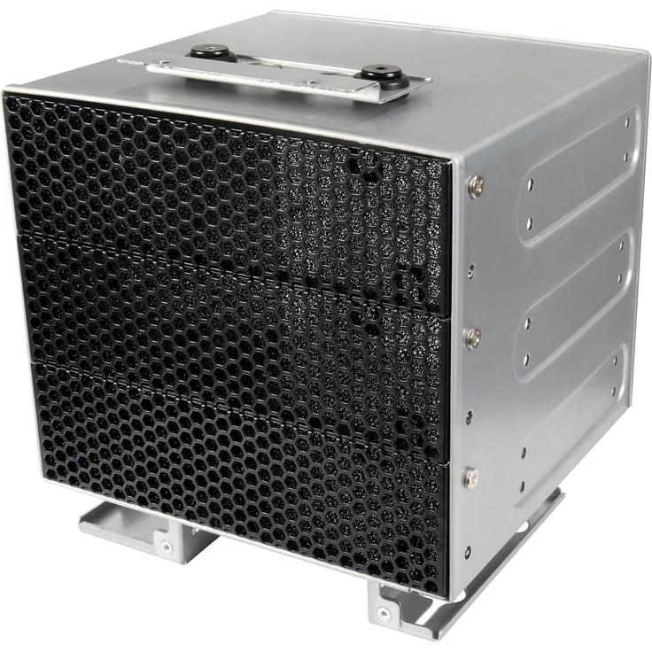 Inter-Tech ER-47045-2, Einbaurahmen für 3x 5,25" und 1x 2,5" Laufwerke, silber