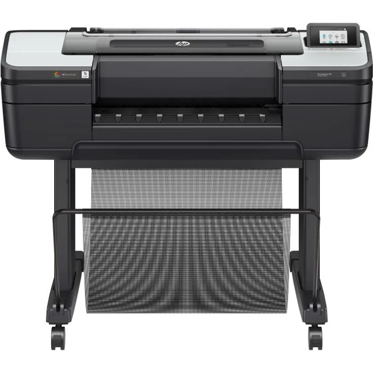 HP Designjet Z9+ 24-in Plotter, Thermal Inkjet mit 2400 x 1200 DPI, 9 Druckfarben, Ethernet und USB Anschluss, Cyan, Foto schwarz, Mattschwarz, Magenta, Gelb, Grau