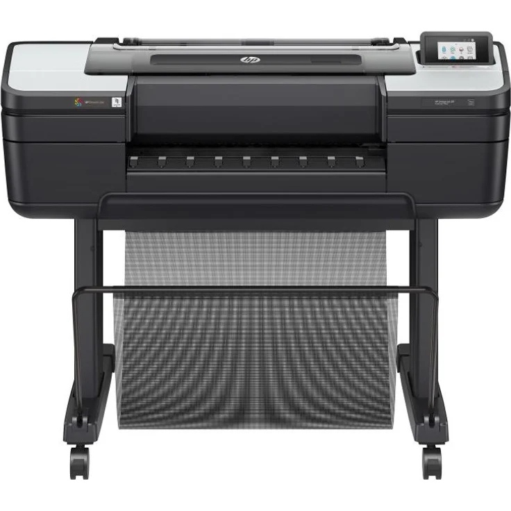 HP Designjet Z9+ 24-in Plotter, Thermal Inkjet mit 2400 x 1200 DPI, 9 Druckfarben, Ethernet und USB Anschluss, Cyan, Foto schwarz, Mattschwarz, Magenta, Gelb, Grau