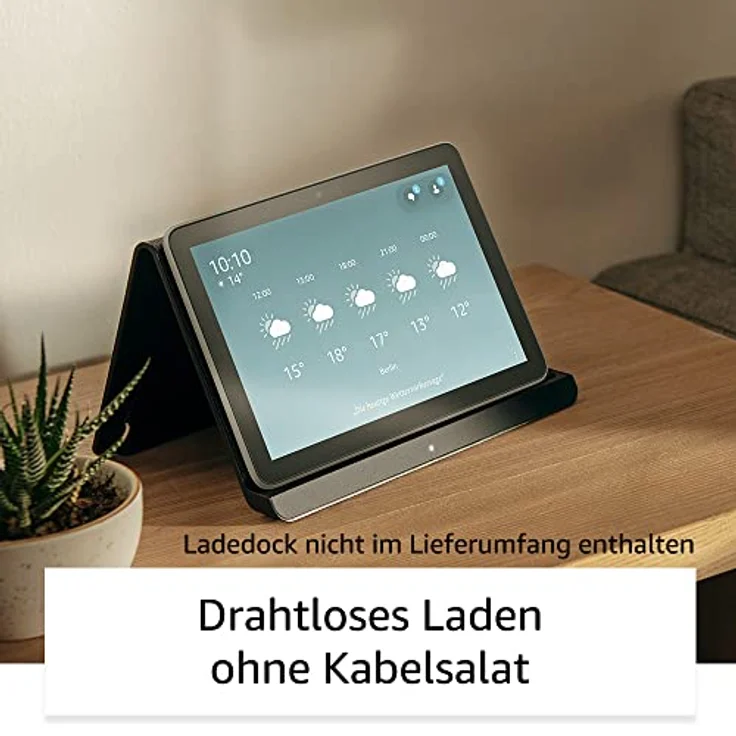 Fire HD 8 Plus-Tablet, 8-Zoll-HD-Display, 64 GB, 30 % schnellerer Prozessor, 3 GB RAM, kabelloses Laden (2022), grau, mit Werbung – Bild 2