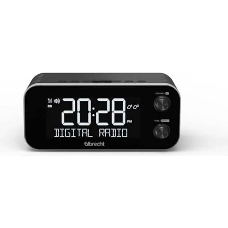 Albrecht DR455 DAB+/UKW Radiowecker mit Crescendo-Funktion und ASA Warnmelde-Technik, schwarz – Bild 3