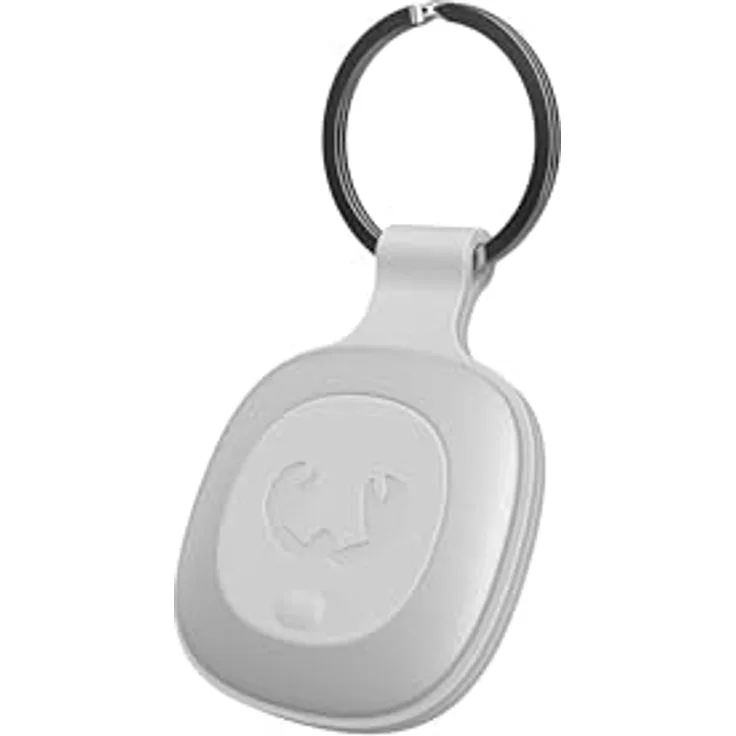 Fresh 'n Rebel Smart Finder - Funktioniert mit Apple Wo Ist? (IOS), Schlüsselfinder mit Lautsprecher, IP67 Staub- und wasserdicht, Austauschbare Akku (Ice Grey)