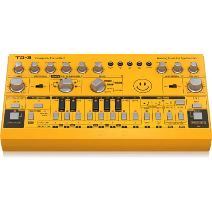 Behringer TD-3 AM, Analog Synthesizer mit 16-Schritt Stepsequencer, Acid-Filter und Distortion Effekt – Bild 1