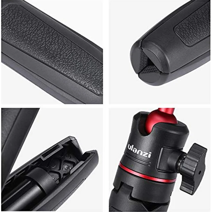 Ulanzi MT-08 Vlog-Stativgriff & Selfie Stick, vielseitig einsetzbarer Griff für Vlogging und Selfies, schwarz – Bild 6