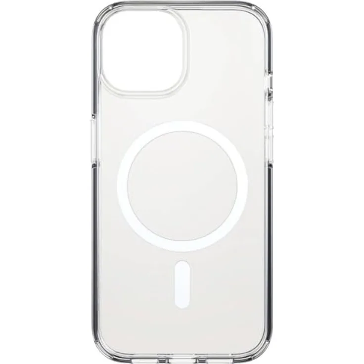 Black Rock Hülle für iPhone 15 (MagSafe kompatibel, Slim, TPU, robust, stoßdämpfend, antibakteriell, durchsichtig, Cover, Handyhülle für iPhone 15, Case, Handycase) transparent