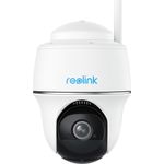 Reolink Argus Series B430, 100% kabellose schwenkbare WLAN-Kamera für Außenbereich, Weiss
