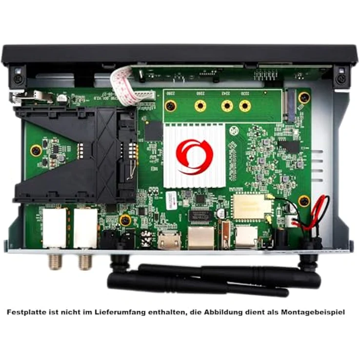 OCTAGON SF8008 Supreme UHD 4K Twin 2x DVB-S2X MS Satellitenreceiver, Dual-OS mit E2 Linux & Define OS, 1GB DDR4 RAM, 8GB Flash, M.2-Schnittstelle, Bluetooth 5.1, Schwarz – Bild 6