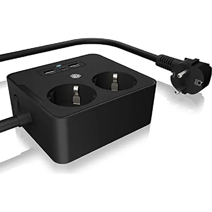 ICY BOX RaidSonic IB-MPS2220B-CH für Tisch- oder Wandmontage