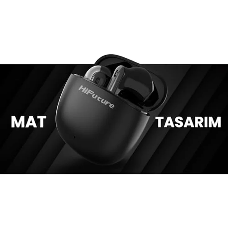 Hifuture Sonic Colorbuds 2 kabellose Kopfhörer, TWS, Bluetooth 5.3, IPX5, 5 Stunden (Ohrhörer), 15 Stunden (mit Ladeetui), Schwarz – Bild 6