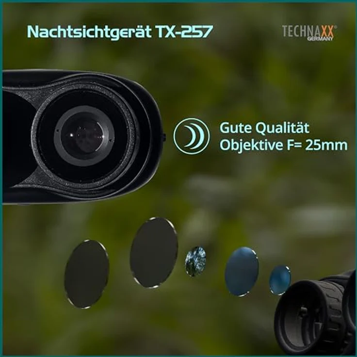 Technaxx Nachtsichtgerät TX-257 – Full-HD-Videoauflösung 1080p, 40MP Fotoauflösung, 4X Optische Vergrößerung, 8X Digitalzoom und IR LED - Nachtsichtfernglas für Jagd, Wandern - Preisvergleich – Bild 3