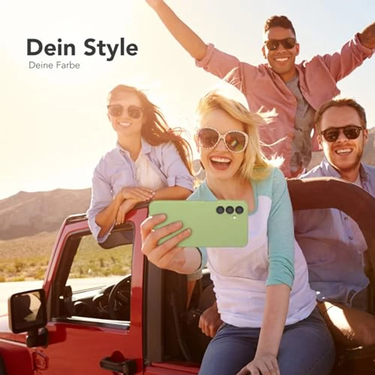 EAZY CASE Silikonhülle für Samsung Galaxy A16 5G, stoßfestes TPU Case mit Kameraschutz, dünn und pastellgrün – Bild 2