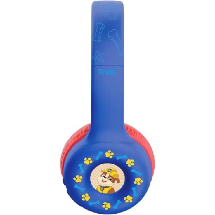 Trust Nouna Kabellose Kopfhörer Paw Patrol Blau, mit integriertem Lautstärkeregler und Mikrofon, faltbares Design, kinderfreundlich – Bild 10