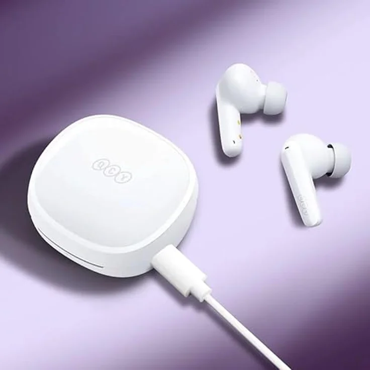 QCY Wireless Earphones TWS T13x (White) - ANC, 8 h, Kabellos, Kopfhörer, Weiss – Bild 7