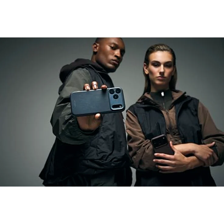 Decoded Lederhülle für iPhone 17 Pro Max, Premium ECCO Leder, MagSafe Kompatibel, Vollständiger Kameraschutz, Metalltasten, Braun – Bild 5