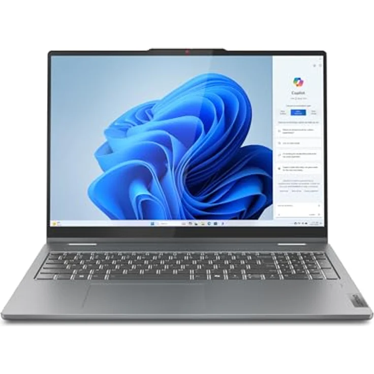 Lenovo IdeaPad 5 2-in-1 16AHP9 AMD Ryzen™ 7 8845HS Hybride (2-en-1) 40,6 cm (16") Écran Tactile 2K 16 Go, Grau – Bild 2