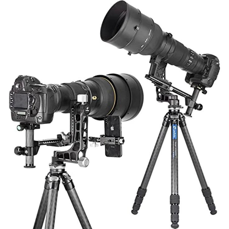 Leofoto Carbon-Dreibeinstativ LS-324CEX Ranger mit Nivellierbasis für horizontale Ausrichtung, Schwarz – Bild 3