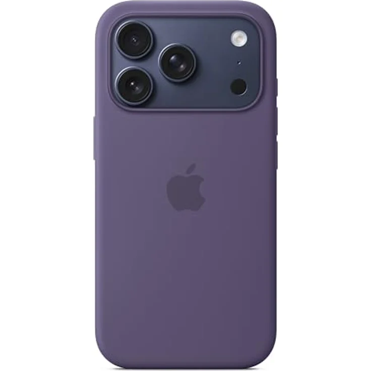 Apple iPhone 17 Pro Silikon Case mit MagSafe, Nebelviolett, 45% recyceltes Silikon, weiches Mikrofaser-Futter, kabelloses Laden – Bild 3