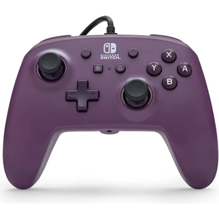 PowerA Verbesserter kabelgebundener Controller für Nintendo Switch - Galaxieviolett, 3,5-mm-Audiobuchse, programmierbare Tasten, 3 Meter USB-Kabel – Bild 1
