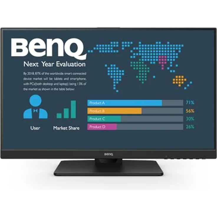 BenQ BL2786TC, 27" 1080p Business Monitor mit 100Hz Bildwiederholrate, ergonomisch höhenverstellbar, USB-C Konnektivität – Bild 2