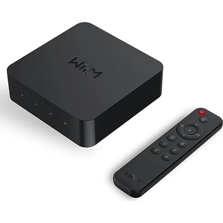 WiiM Pro Plus AirPlay 2 Receiver, Chromecast Audio, WiFi Multiroom Streamer, Roon Ready, Kompatibel mit Alexa, Siri, Google Assistant, Stream Hi-Res Audio von Spotify, Amazon Music, Tidal und mehr