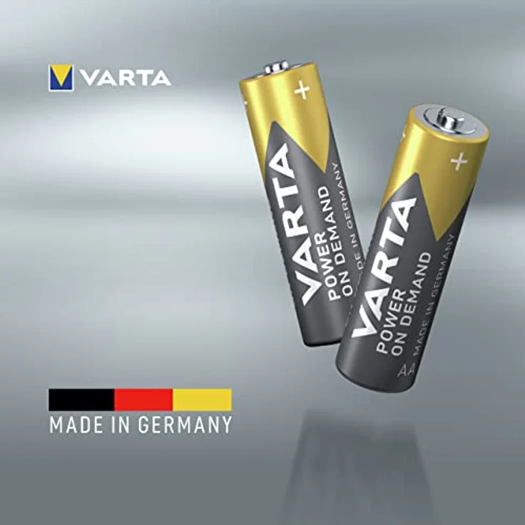 VARTA Power on Demand AA Mignon Batterien - 100er Pack Vorratspack in umweltschonender Verpackung - smart, flexibel und leistungsstark - z.B. für Computerzubehör, Smart Home Geräten oder Taschenlampen – Bild 4